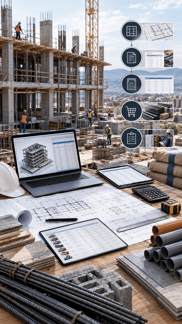 CUANTIFICACIÓN GLOBAL PARA MATERIALES DE CONSTRUCCIÓN